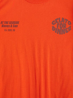 Bisiklet Yaka Bask?l? Erkek ?ocuk Ti??rt