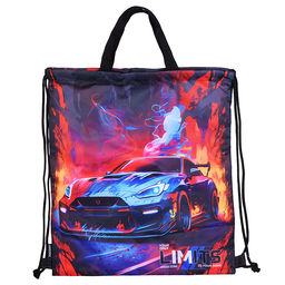 Сумка для сменной обуви "Speed Zone" 38x43 см, влагонепроницаемый полиэстер, на веревочной завязке, с текстильными ручками