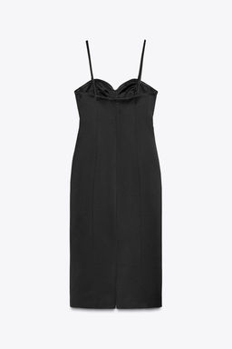 ZW COLLECTION MULTI-POSITION SATIN DRESS - Zara фото 7