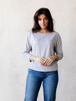 РАСПРОДАЖА Лонгслив Дарлинг_ О23/светло-серый