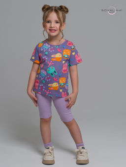 Костюм Актив черничные зайки-лаванда - Sovalina фото 14