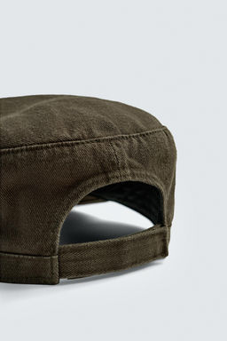 GORRA ALGOD?N LAVADO / Marr?n