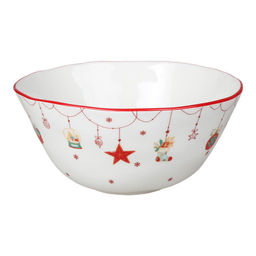 Миска сервировочная Walmer Christmas, 1.36 л, цвет красный