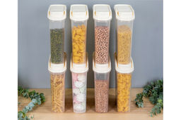 Набор 9: ЁМКОСТЬ ДЛЯ СЫПУЧИХ ПРОДУКТОВ 2.0Л (Бежевый флэк) - 3шт - Phibo фото 2