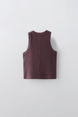 RIBBED RACERBACK TOP - Zara фото 5