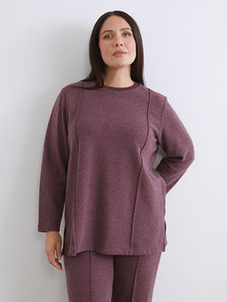 Bisiklet Yaka Kad?n Sweatshirt Tunik