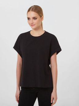 K10154 Футболка OVER SIZE ЧЕРНЫЙ