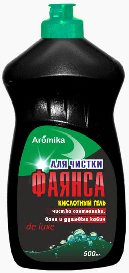 АРОМИКА "КИСЛОТНЫЙ ГЕЛЬ" д/чистки ФАЯНСА (500мл).15