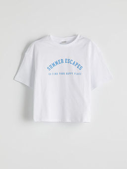 Bisiklet Yaka K?z ?ocuk Ti??rt