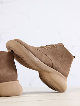 Ботинки EDART 308.927ka.Серо-коричневая замша/шерсть фото 7