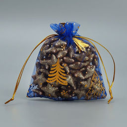 Цена за 20 шт. Мешочек подарочный органза Волшебный лес, 10 12 см +/- 1.5 см - Дарите счастье фото 5