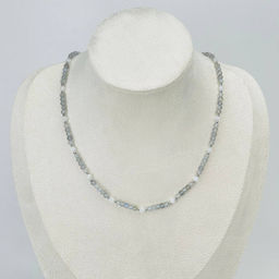 Колье из Лабрадора и Лунного камня 40 см +