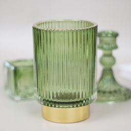 Подсвечник "Английский стиль" 8,5*12,5 см, Изумруд