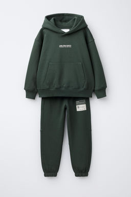HOODIE AND LABEL JOGGERS SET