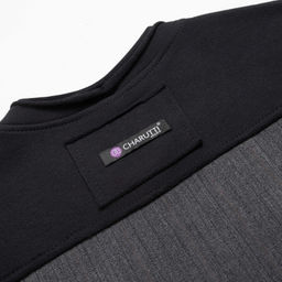 Свитшот комбинированный Вкус победы (black) - Charutti фото 6