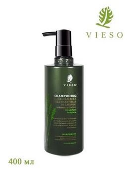 Vieso Oil Control Shampoo Шампунь с лавандой для контроля жирности и придания объема, 400 мл