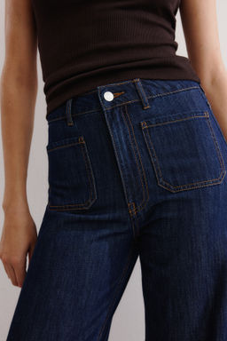 Wide Ultra High Jeans - H&m фото 4