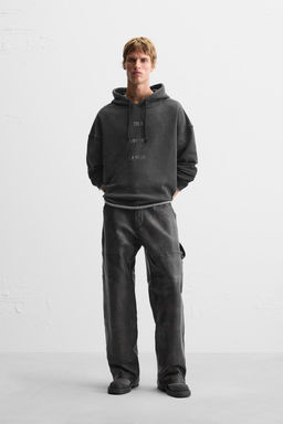 FADED PRINT HOODIE