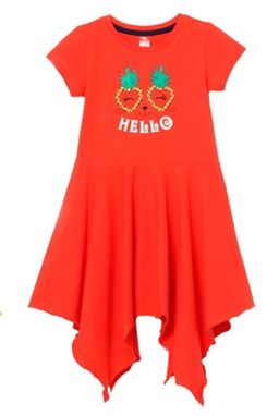 CRB wear/CSKG 62693-29-271 Платье для девочки, оранжевый/Ex.Cherubino