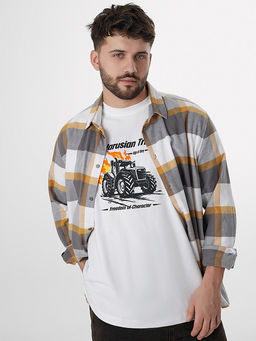 Футболка мужская белая с принтом - Mark formelle фото 5