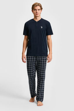 Erkek Lacivert Pijama Tak_m_
