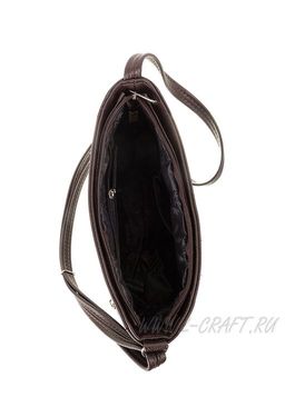 Сумка Модель №1329 | кожзам | гладкий | коричневый | Р831-2 | 26339 - L-craft фото 4