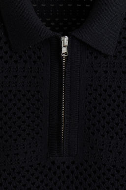 Polo en punto calado Relaxed Fit - H&m фото 6