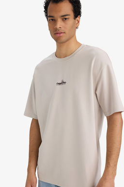 Pamuklu Nefes Alabilen Boxy Fit Ti__rt - Defacto фото 3
