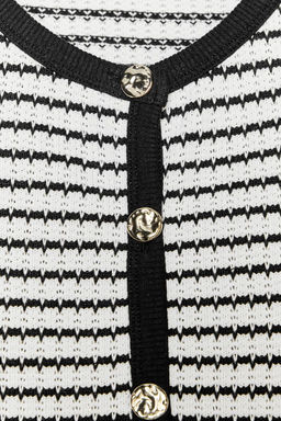 JACQUARD BUTTON WAISTCOAT TOP - Zara фото 17