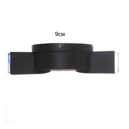 Бра BayerLux «Деко», 2хLED, 2 Вт, 4000К, IP66, чёрный, 9.5×4.3×16 см