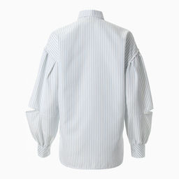 Рубашка женская в полоску MINAKU: Casual Collection, размер 44, белая