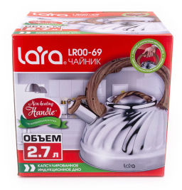 Чайник LARA (зеркальный) 2,7л, индукционное капсулированное дно (LR00-69)  фото 8