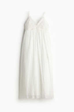 Vestido de tirantes con detalle bordado - H&m фото 6