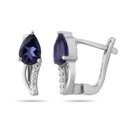 Серьги, иолит, Акита