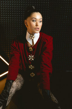 Брошь Винтаж №8 Red - Orgalica фото 3