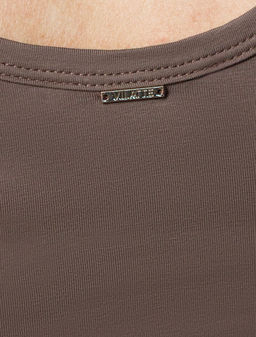 Топ облегающий из премиального хлопка с эластаном VILATTE