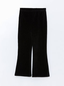 Beli Lastikli ?spanyol Pa?a Kadife K?z ?ocuk Tayt - Waikiki фото 3