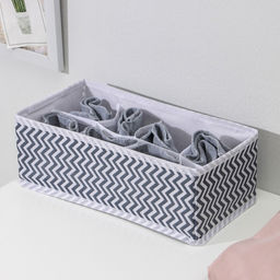 Органайзер для хранения белья Симетро, 8 ячеек, 291410 см, серый - Simaland фото 10