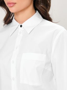 Блуза с текстовым принтом - Stilla фото 5