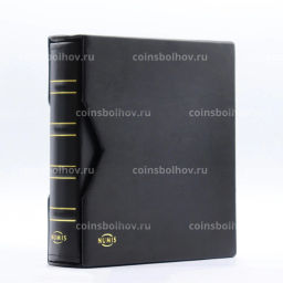 Альбом кожаный для монет без листов с защитным шубером формат Numis Черный LEUCHTTURM 320592