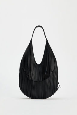 FRINGED TOTE BAG - Zara фото 2