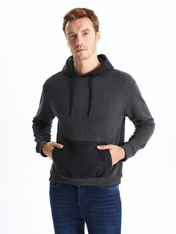 Uzun Kollu Erkek Kal?n Hoodie