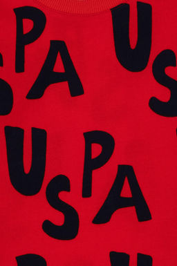 Красная толстовка для мальчика Неожиданная скидка в корзине - U.s. polo assn фото 3