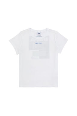 U. S. Polo Assn Детская белая футболка с круглым вырезом - U.s. polo assn фото 4