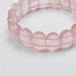 Браслет из Розового кварца - Радуга самоцветов фото 3