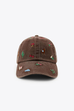 TWILL CAP WITH EMBROIDERY - Zara фото 2