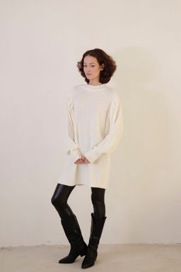 10670 Джемпер-туника с объёмными рукавами белый - Martichelli фото 14