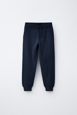 SOFT KNITTED JOGGER TROUSERS