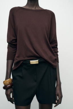 BASIC FINE KNIT SWEATER - Zara фото 35