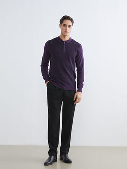 Polo Yaka Erkek Triko Kazak